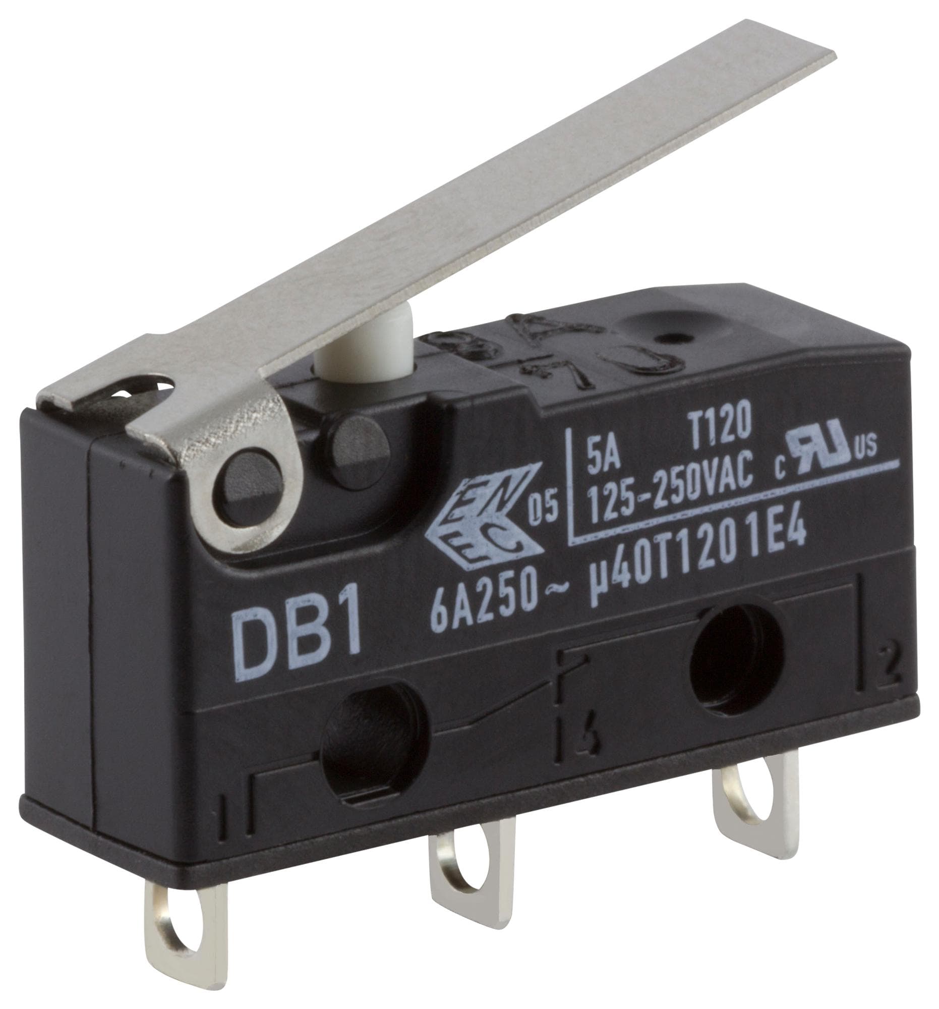 Zf Db1C-A1Lc Microswitch, Spdt, Med Lever
