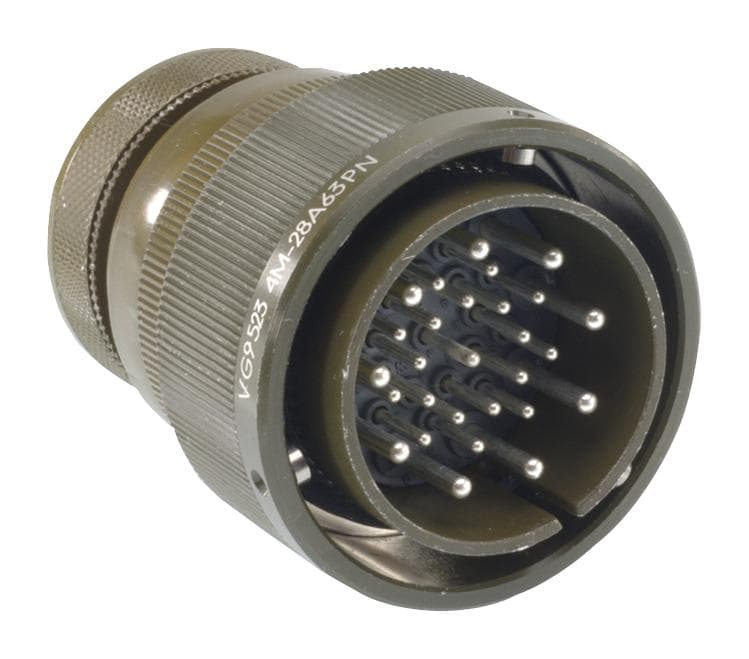 Itt Cannon Ca3108E16-10Pf80F0 Circular, Size 16, 3 Way Pin (L/c)