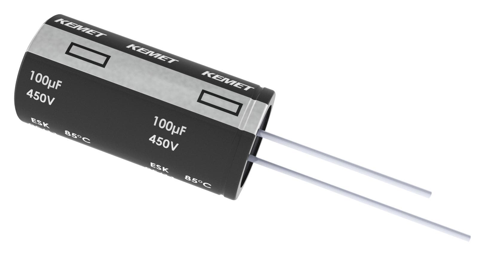 Kemet Esk107M050Ag3Aa Cap, 100Îœf, 50V, 20%