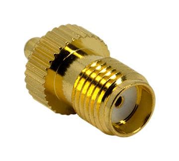 Siretta Adapt/mmcxm/smaf Rf Coax Adaptor, Mmcx Plug To Sma Rcpt