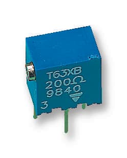 Vishay T63Xb104Kt20 Trimmer, Pot, 100K, 15Turn, Thd