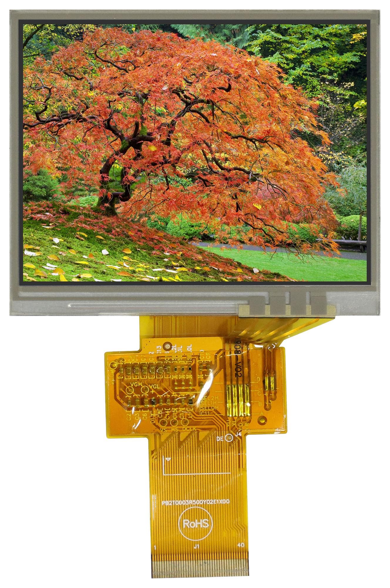 Midas Displays Mdt0350D18Isr-Rgb Tft Lcd Display, 3.5"/320X240 Pixel/3.3V