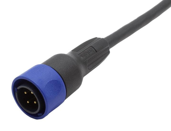 Bulgin Limited Pxp4000/002/02P Circular Cable, 2P Plug-Free End, 6.6Ft