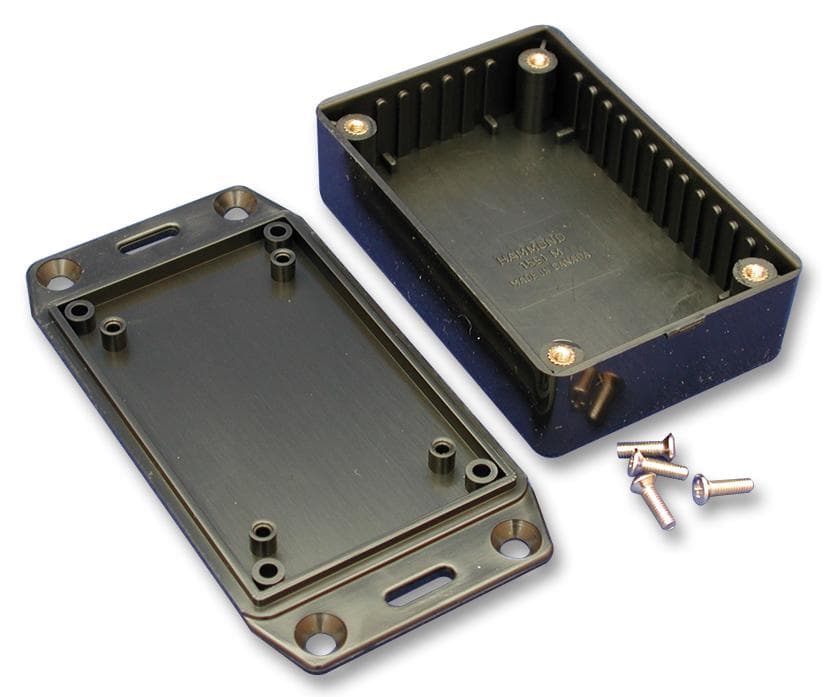Hammond 1591Lsflbk Box, Abs, Black, 85X56X39Mm