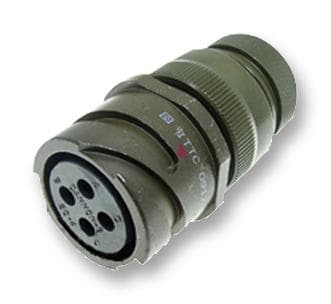 Itt Cannon Ca3101F14S-2Sbf80 Circular, Size 14S, 4 Way Skt