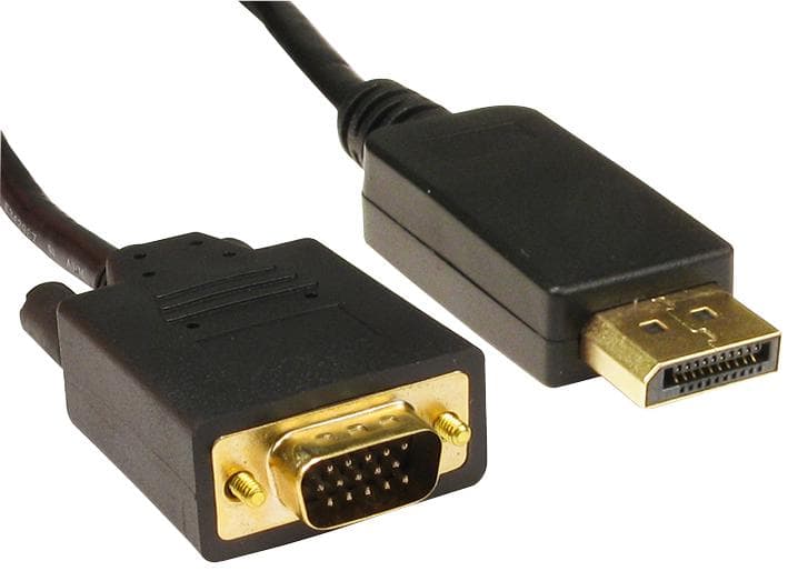 Pro Signal Hdhdport-Vga-2M. Lead, Displayport Male - Vga Male, 2M