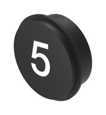 Eao 09-0S12.c0000238 Keypad Insert, Symbol 5, Blk/wht