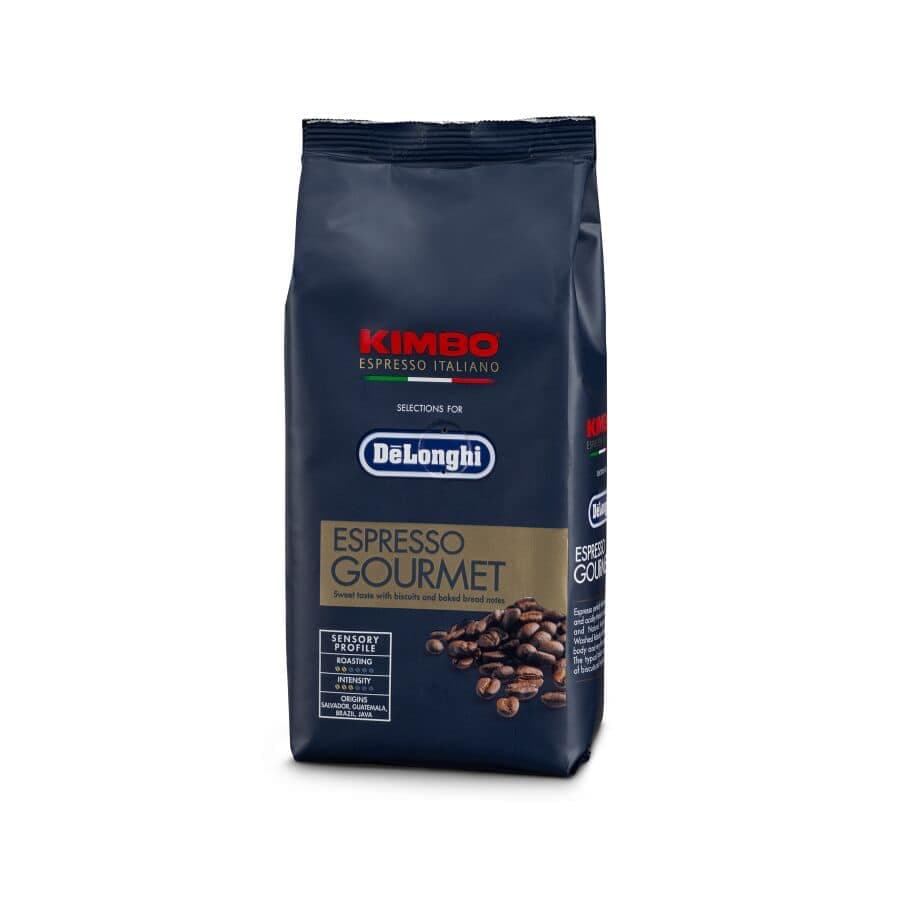 Delonghi Zrnková káva Kimbo for De'Longhi Gourmet, 80 % Arabica 20 % Robusta, 250 g DLSC608