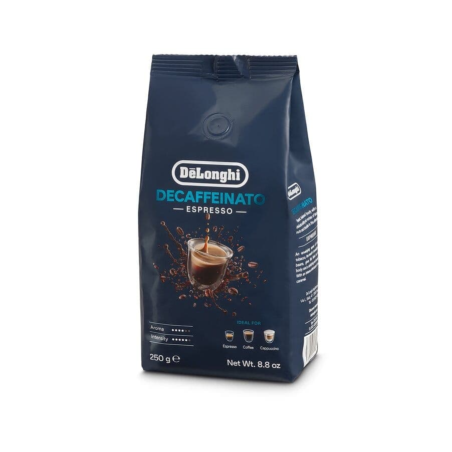 Delonghi Zrnková káva Decaffeinato, 50 % Arabica 50 % Robusta, 250 g DLSC603