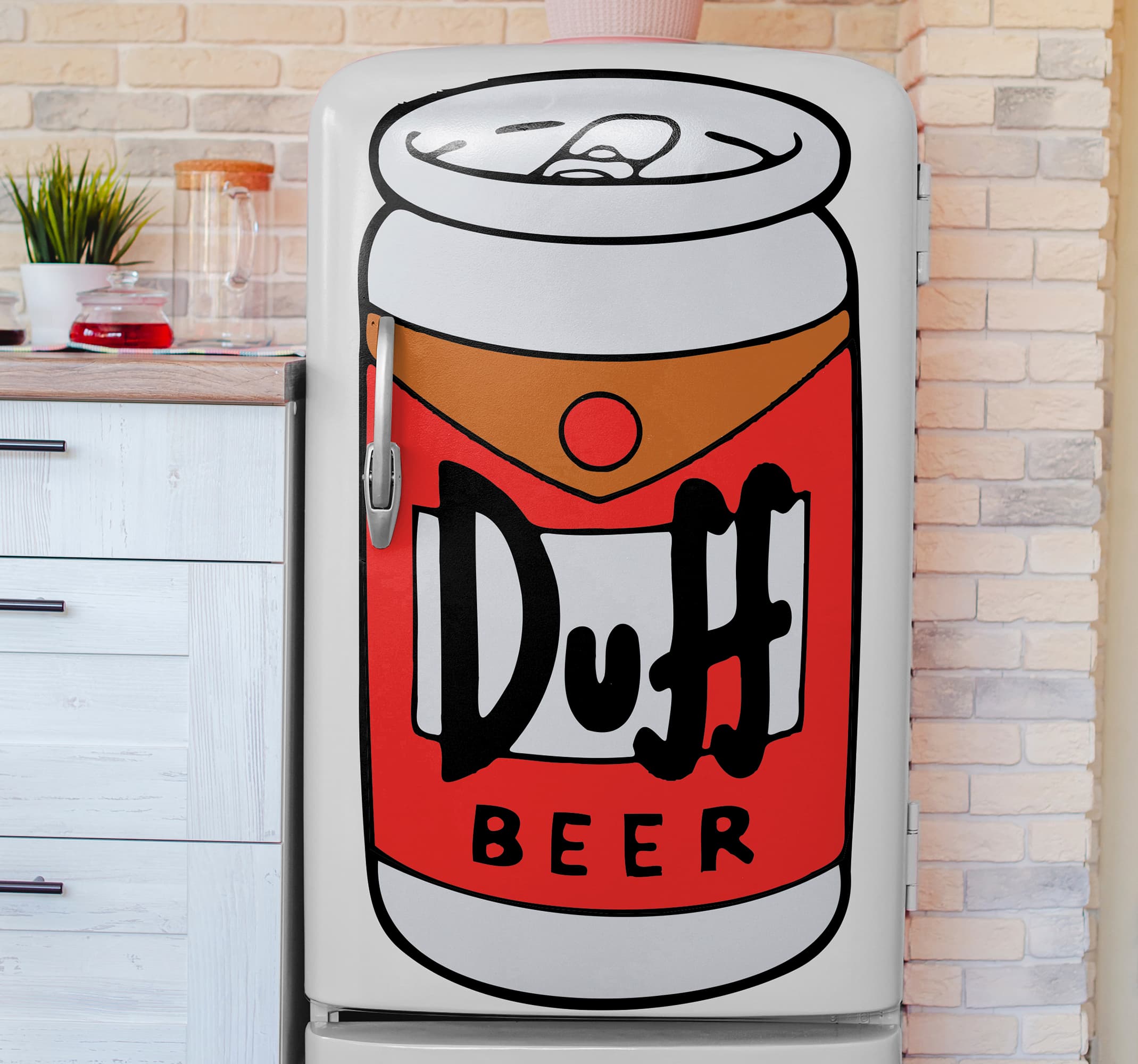 Duff pivní lednice zábal obtisk