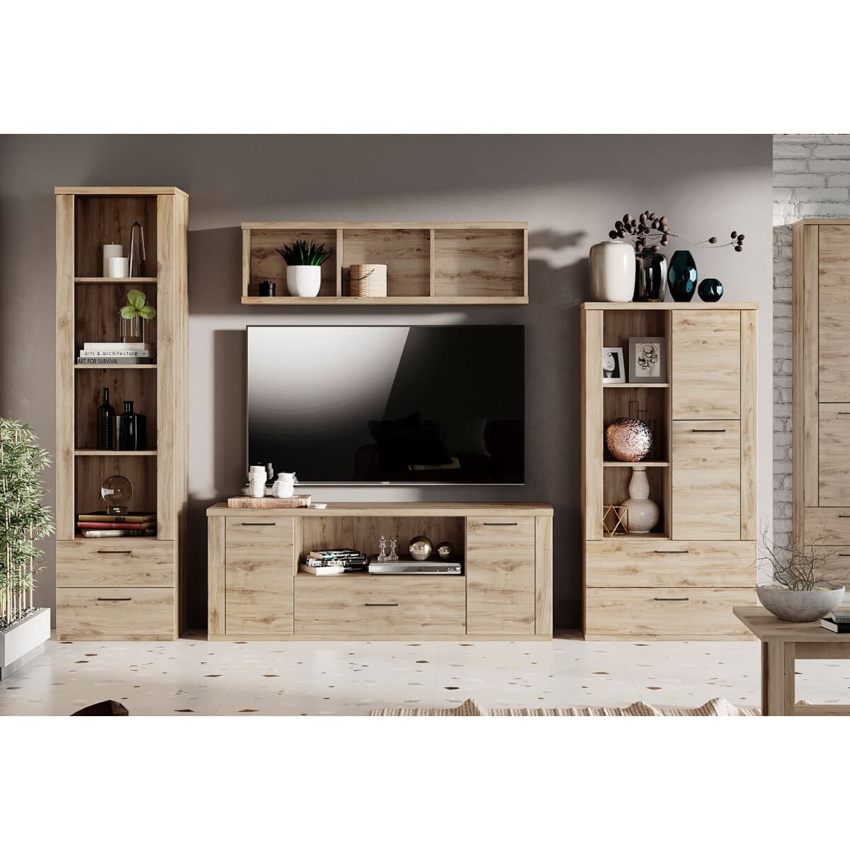 Obývací sestava 2.7 m dub navarra Doorset