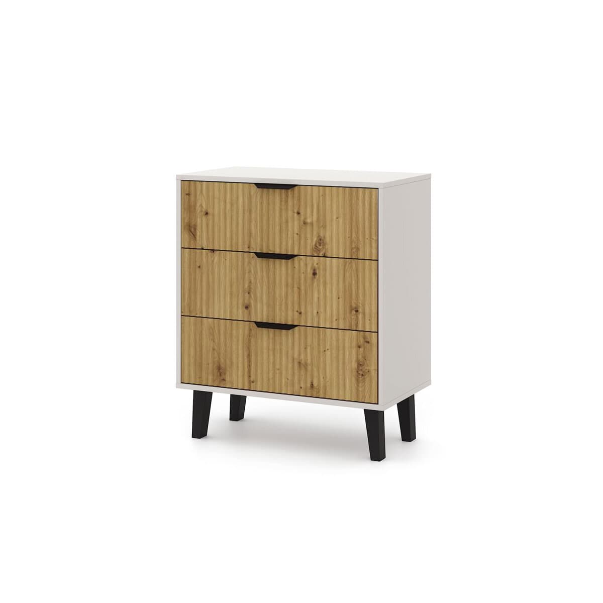 Komoda Borg Duo 3Š kašmír / dub artisan