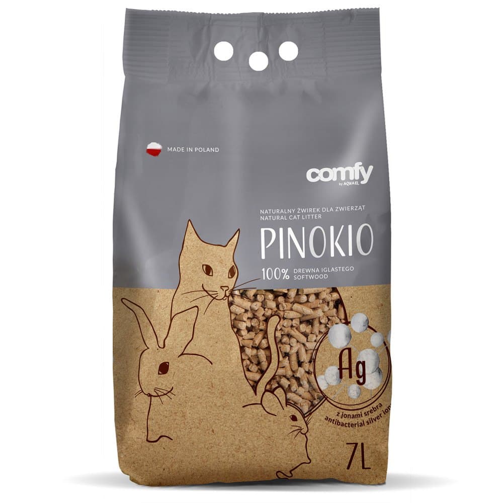 COMFY Pinokio dřevěné stelivo Silver Guard 7l