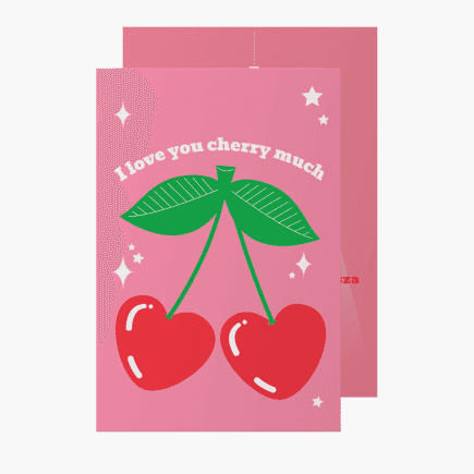 Fotopřání I love you cherry much, 10x15 cm