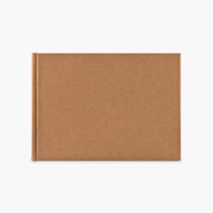 Samolepící fotoalbum Knižní Wrinkled hnědý - 36 stran, 24x17 cm