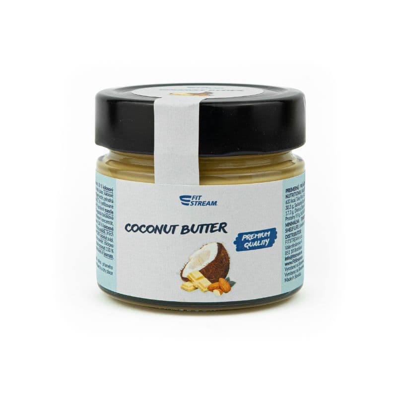 FitStream Lískooříškové a arašídové máslo s hořkou čokoládou (250g)