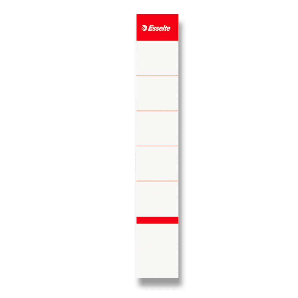 Esselte - náhradní etikety pro pákové pořadače, šíře hřbetu 50 mm, 10 ks