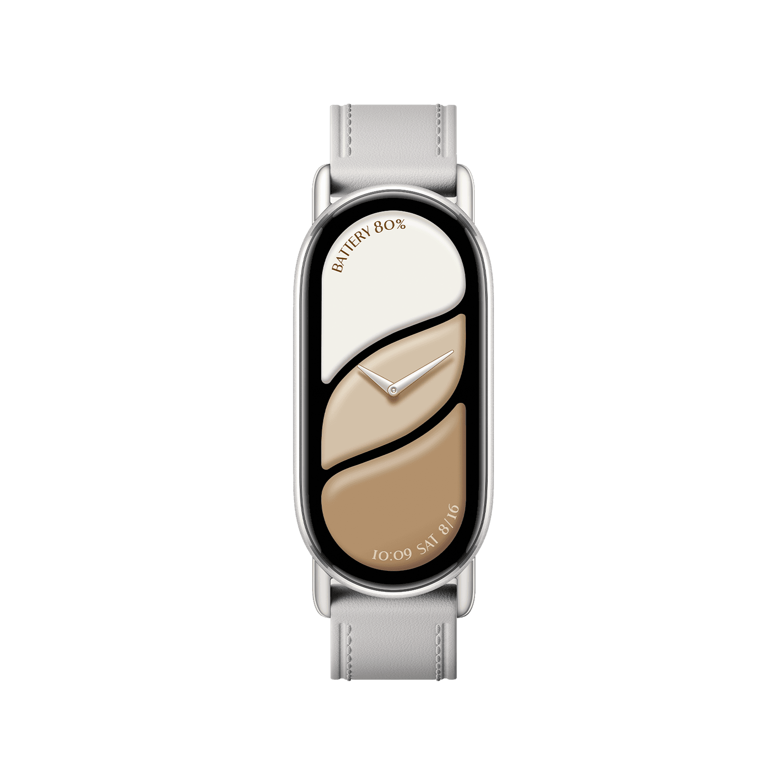 Xiaomi Leather Strap Stříbrná
