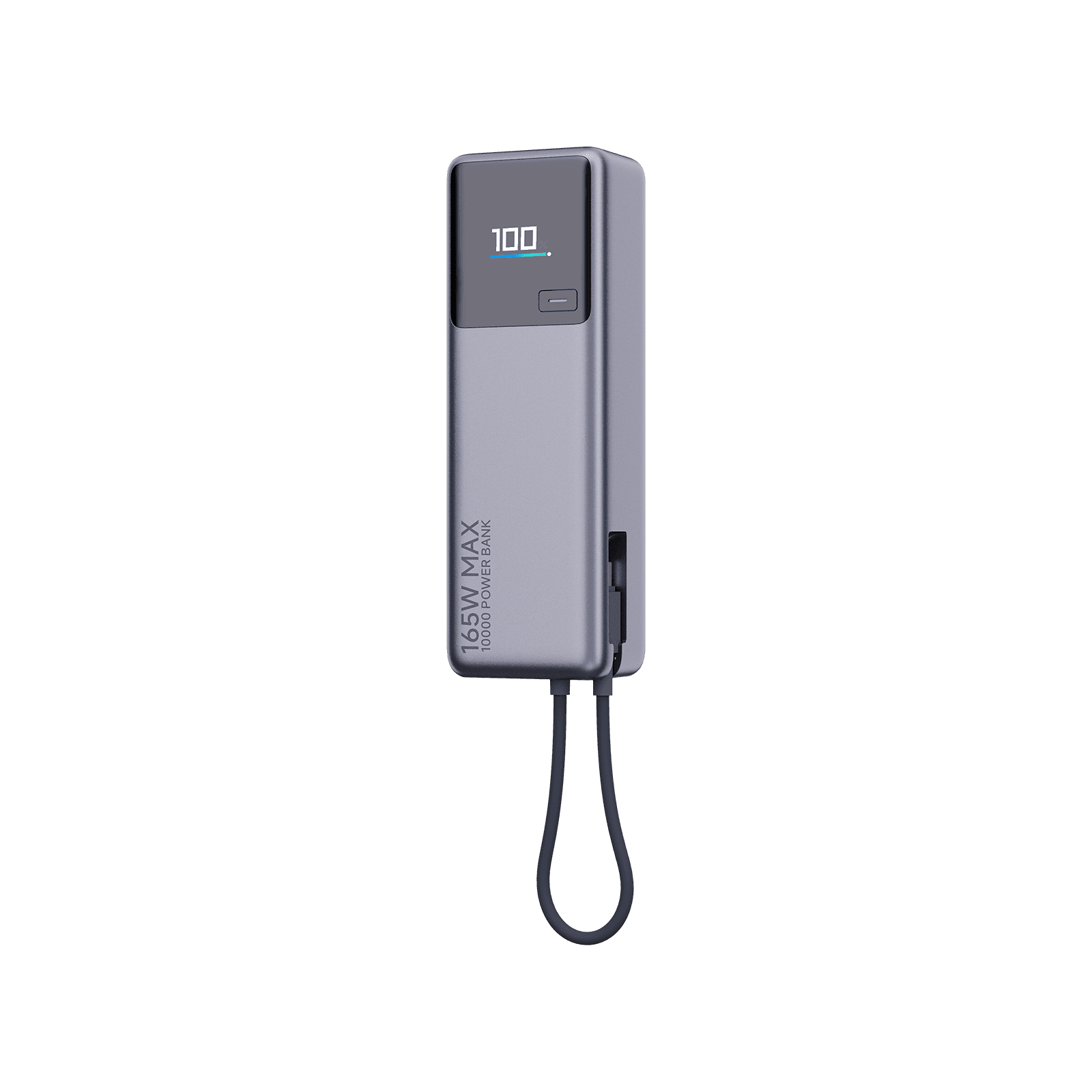 Xiaomi 165W Power Bank 10000mAh (Integrated Cable) Tmavě šedá 10000mAh