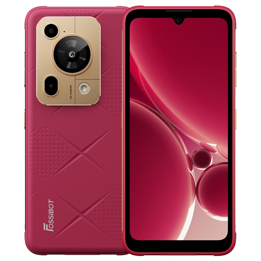 Odolný telefon FOSSiBOT F112 Pro 5G růžovočervený