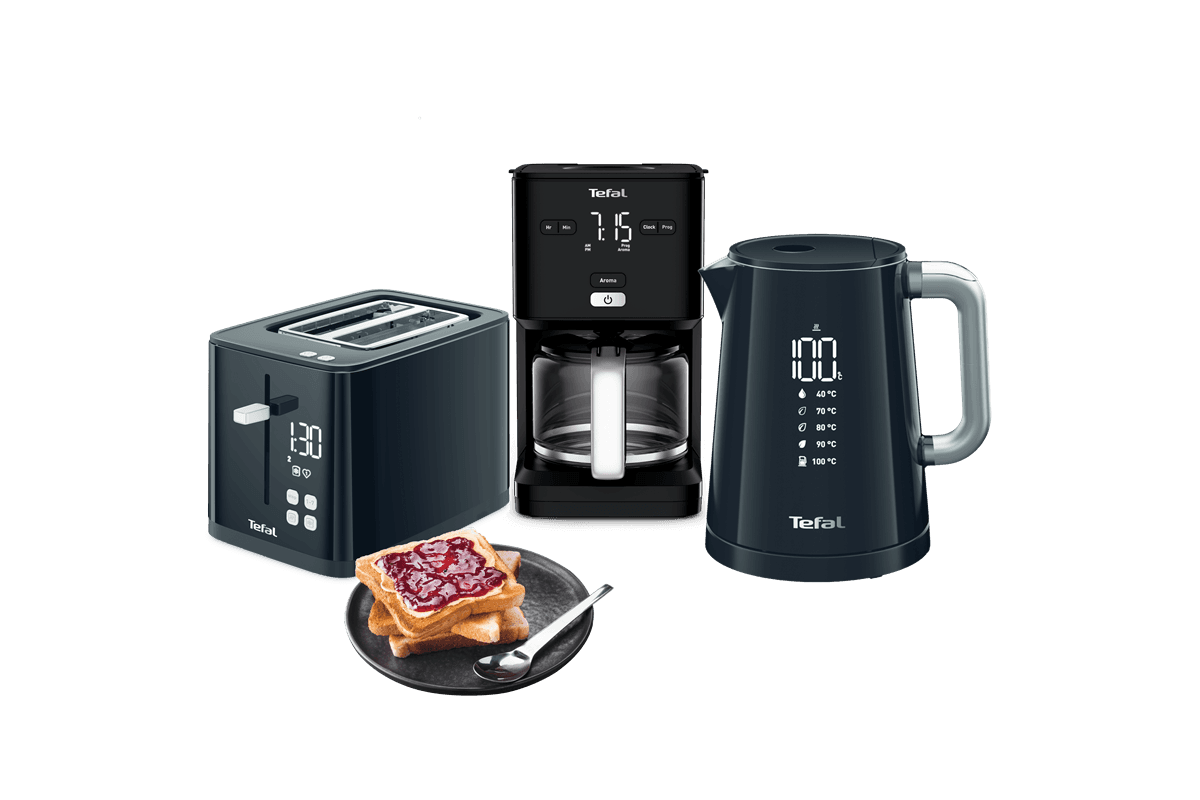 Akční set spotřebičů Tefal Digital KO854830 a TT640810 a CM600810