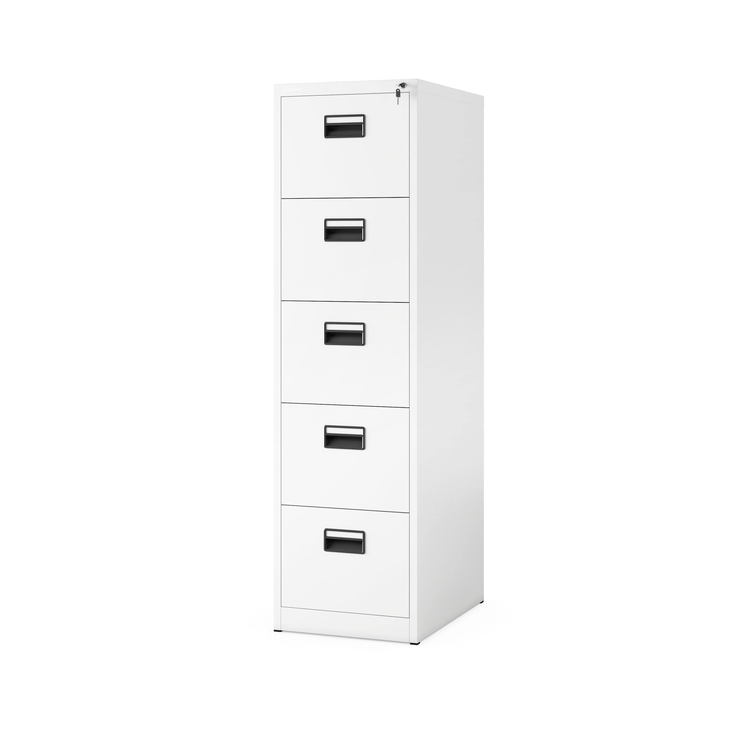 Plechová kartotéka, 5 zásuvek SARA V5, 460 x 1625.5 x 620 mm, bílá