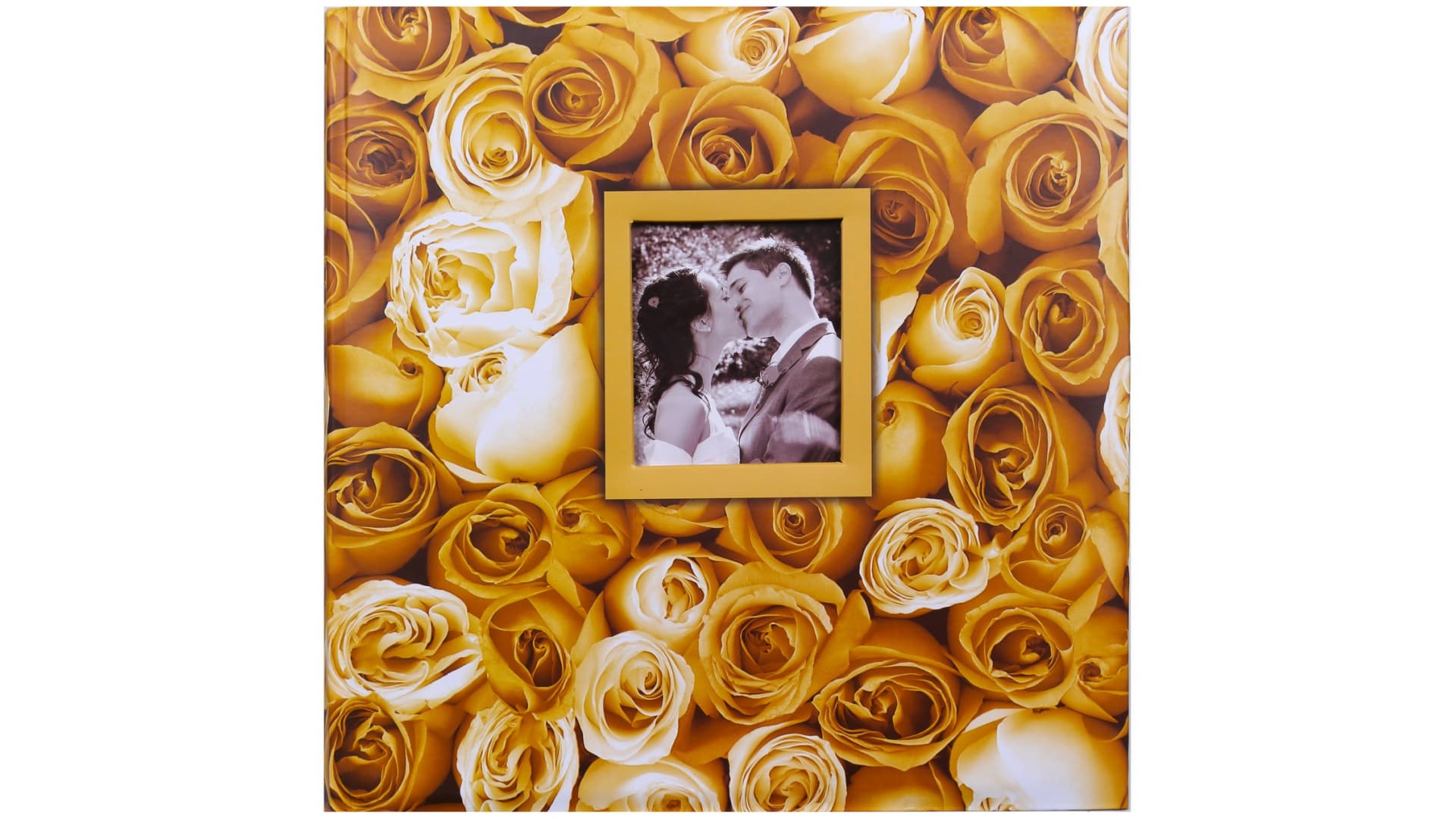 Fotoalbum na růžky 30x30/100s. ANYWHERE ROSES žluté
