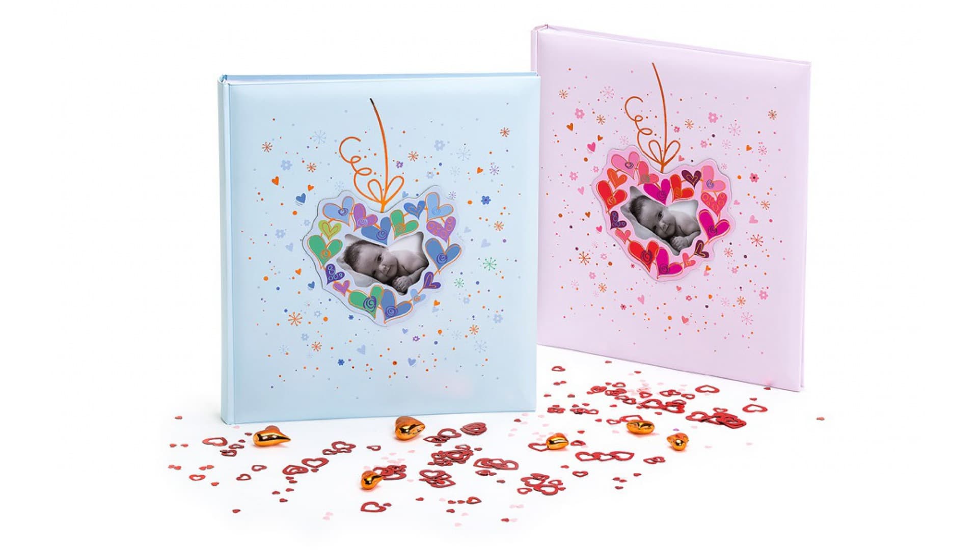 Dětské fotoalbum na růžky BABY´s FLPO modré