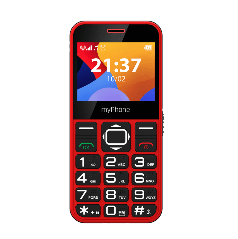 myPhone Halo 3 Senior červená