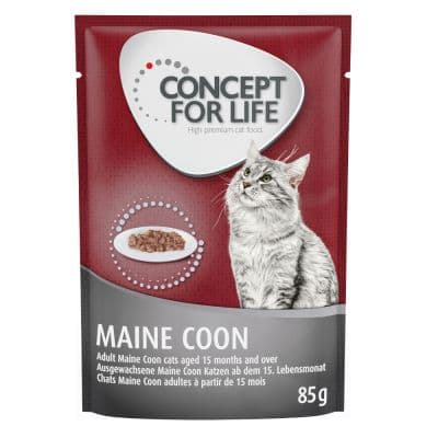 Concept for Life Maine Coon such krmivo pro dospl koky - Nov doplnk: 12 x 85 g Concept for Life Maine Coon Adult