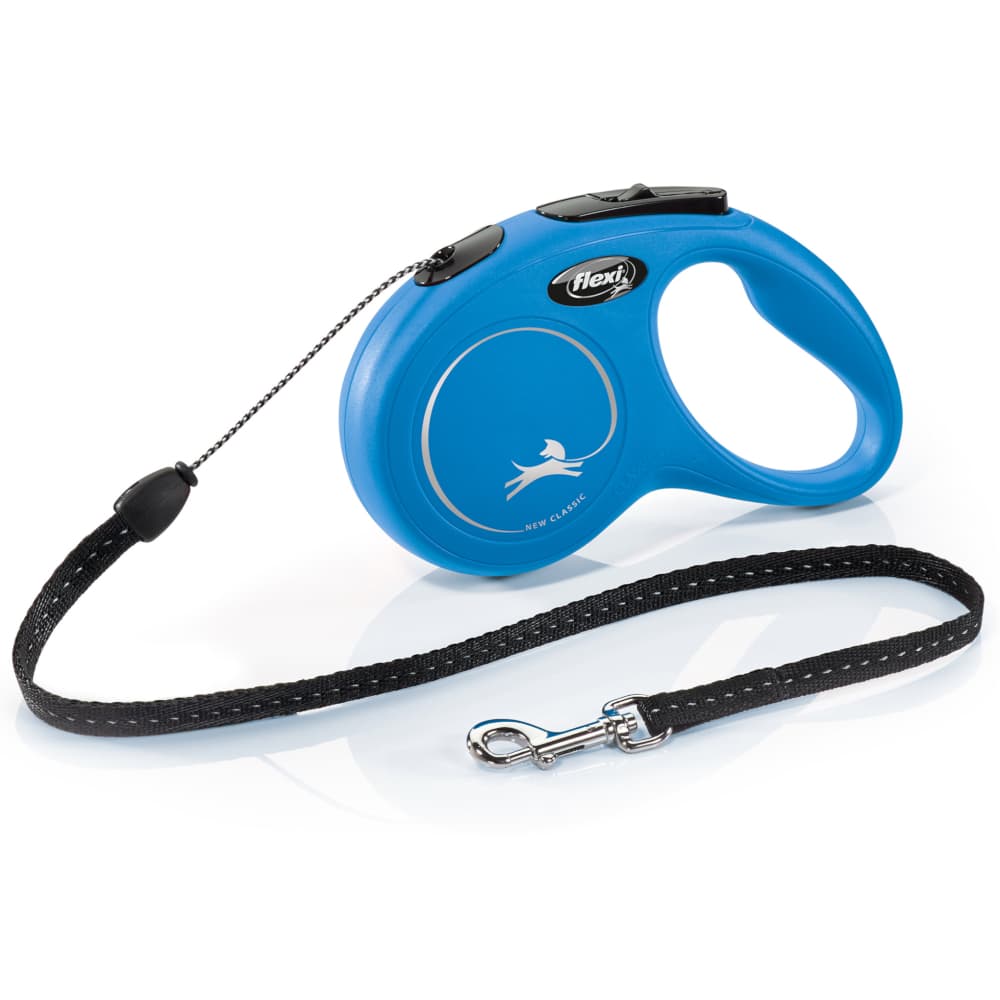 flexi Classic vodítko modré, 5 m - Velikost S: do 12 kg