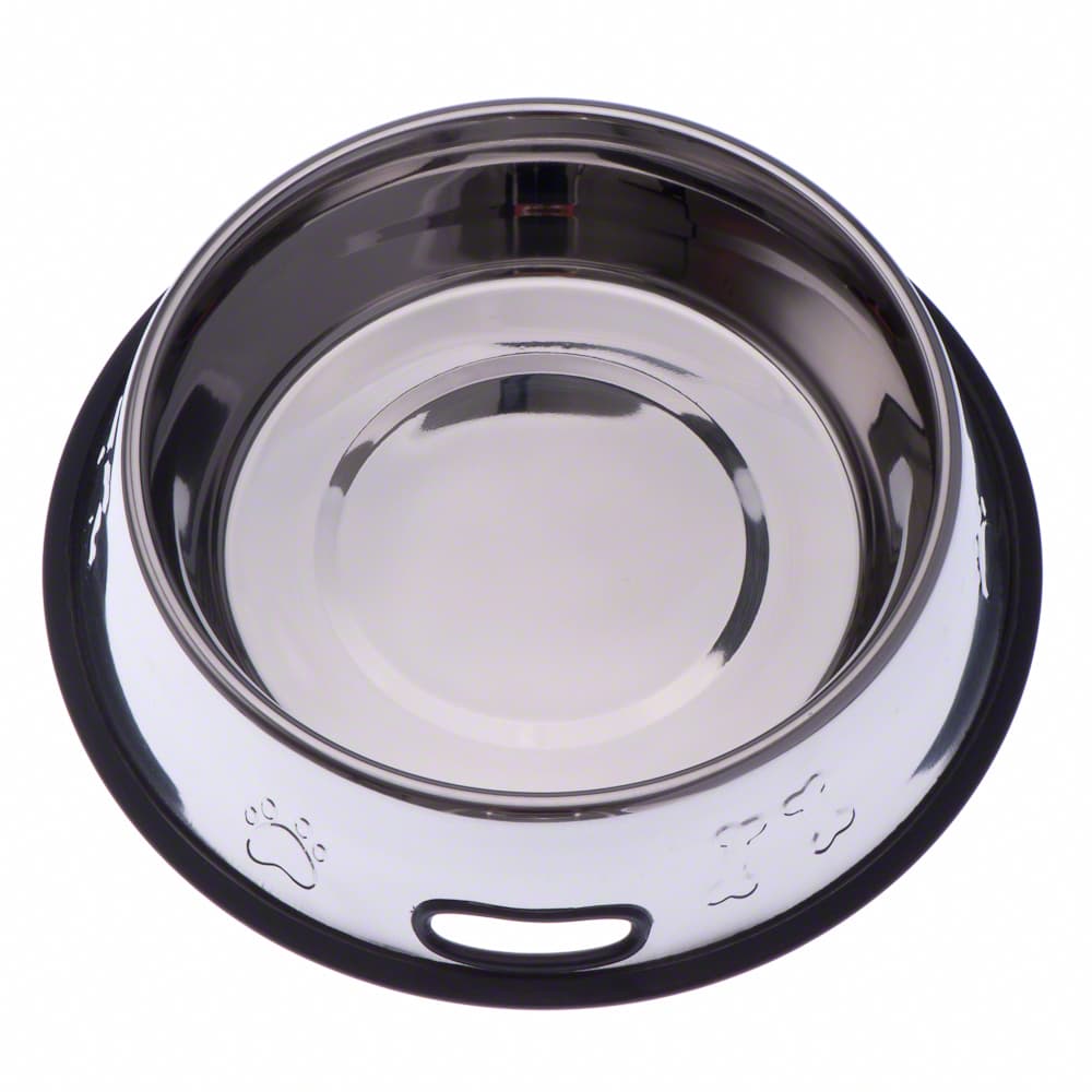 Miska z ulechtil oceli na krmivo - 0,9 l,  23 cm