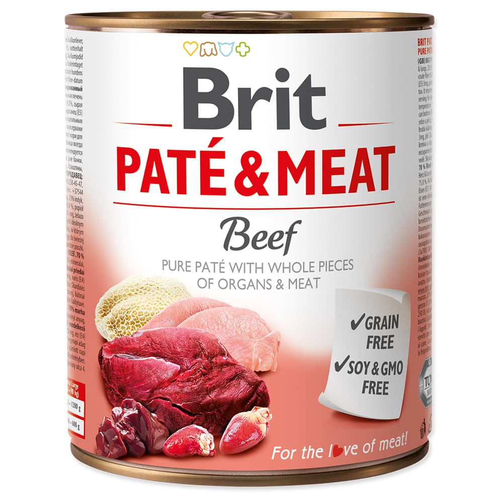 Vhodn balen Brit Pat & Meat Adult 24 x 800 g - hovz