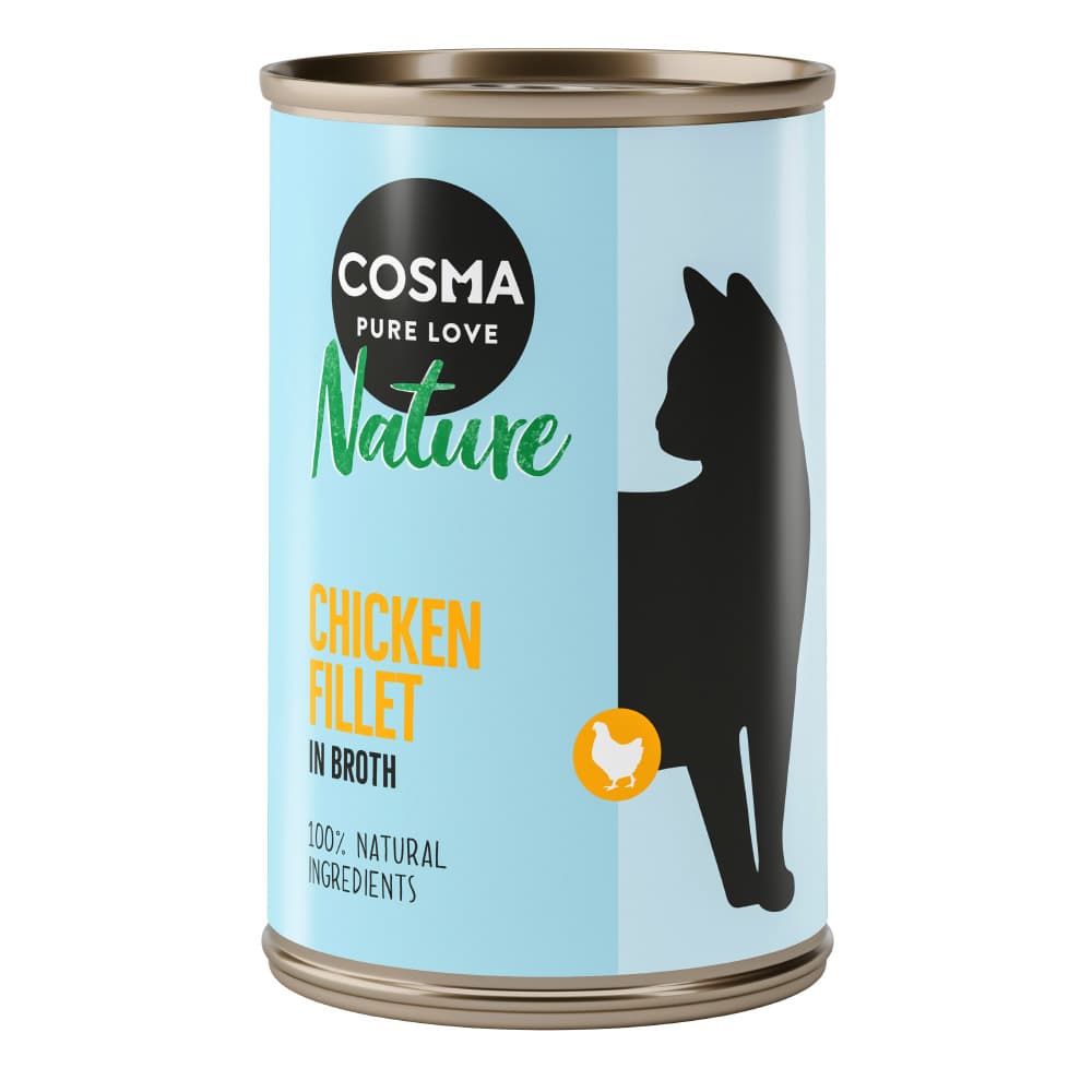 Vhodn balen Cosma Nature 24 x 140 g - kuec filet