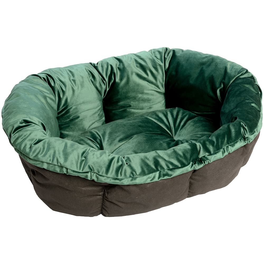 Ferplast zelen sametov potah pro ko Siesta Deluxe (bez koe) - velikost 4: D 64 x  48 x V 25 cm