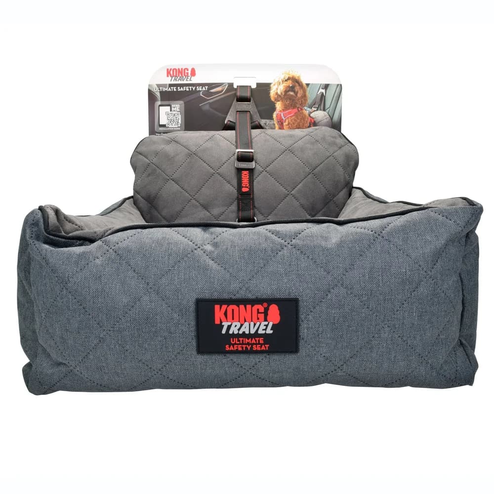 KONG ultimátní autosedačka s bezpečnostním pásem - Velikost S: D 45 x Š 52 x V 21 cm