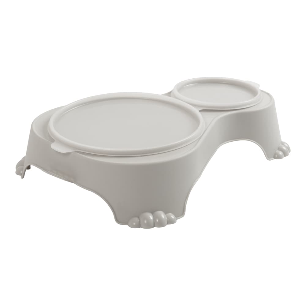 Rotho MyPet Duo Sally krmná miska  - béžová: 1000 ml + 280 ml