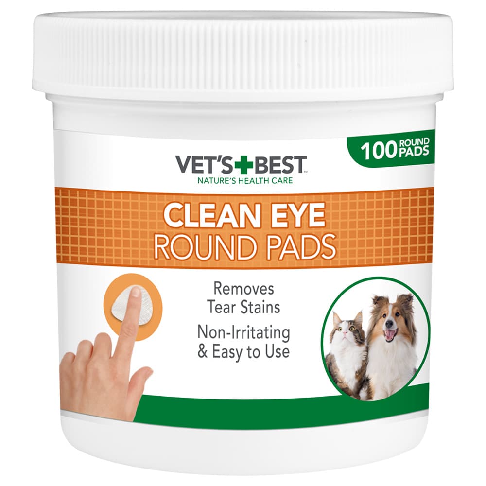 Vet's Best® Clean Eye Pads pro psy - 2 x 100 polštářků