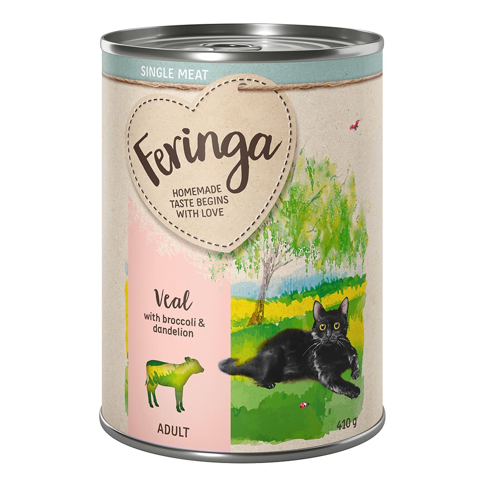 Feringa Single Meat Menu 6 x 410 g - telec s brokolic a pampelikou