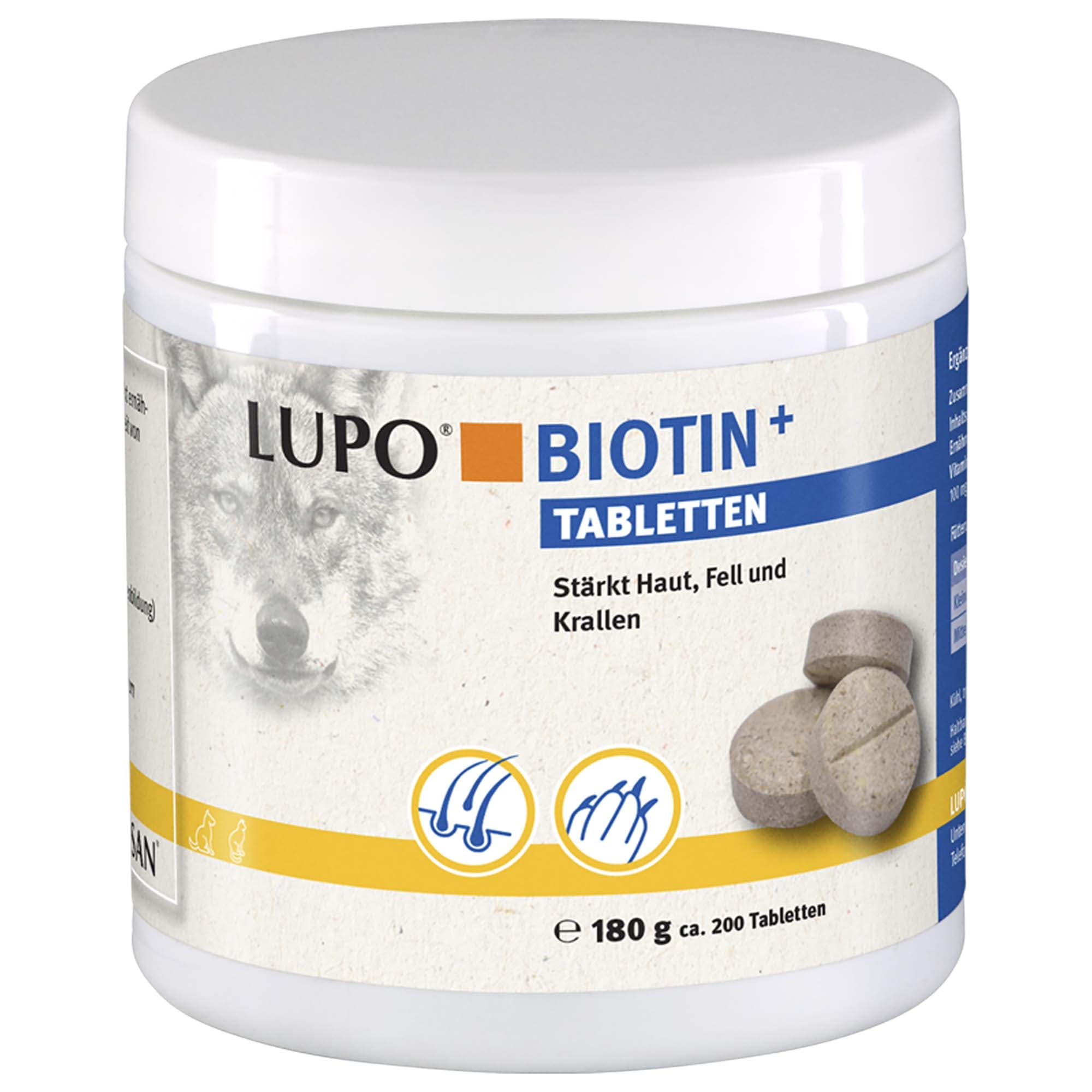 LUPO Biotin+ - 180 g (cca 200 tablet)