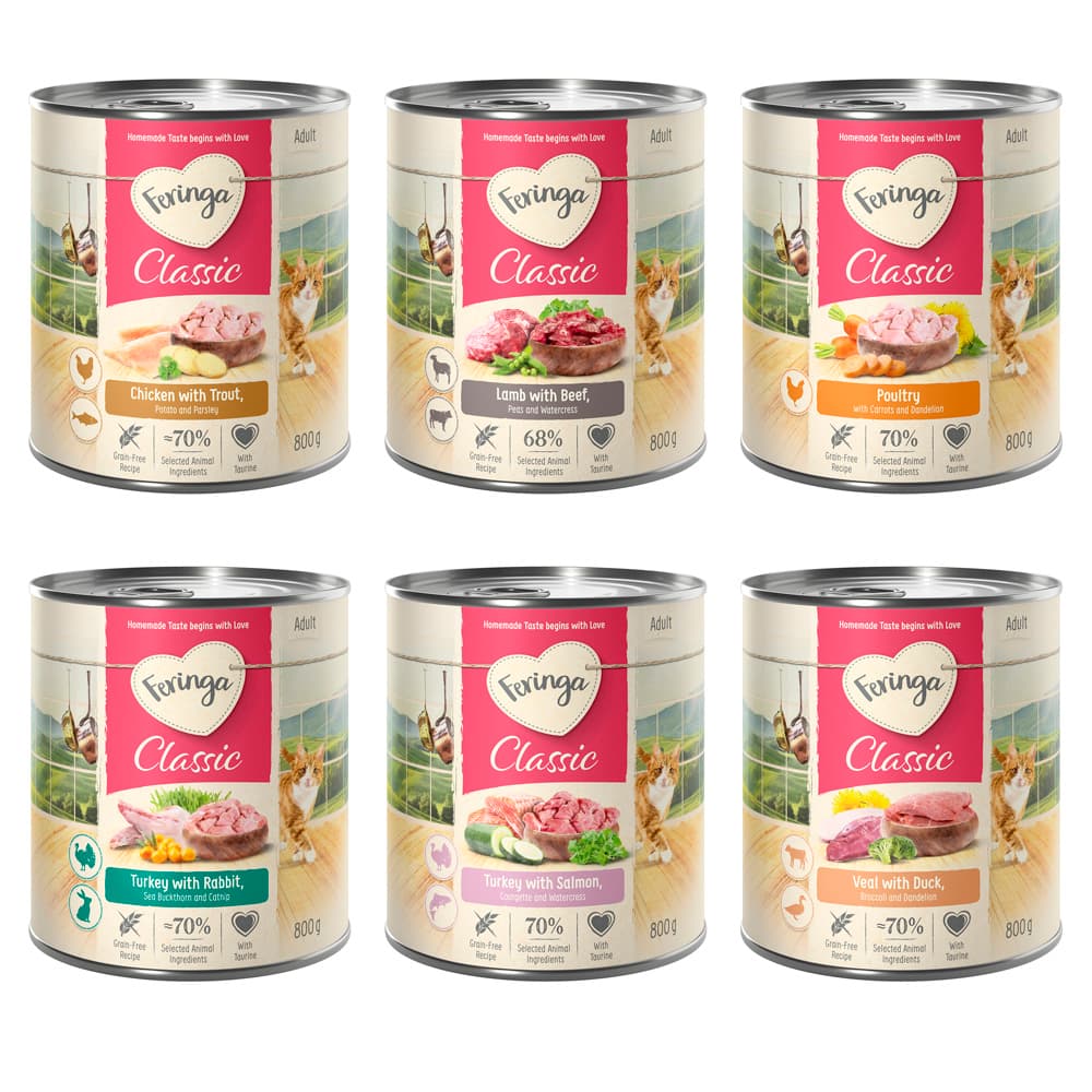Feringa Classic Meat Menu 6 x 800 g - mchan balen