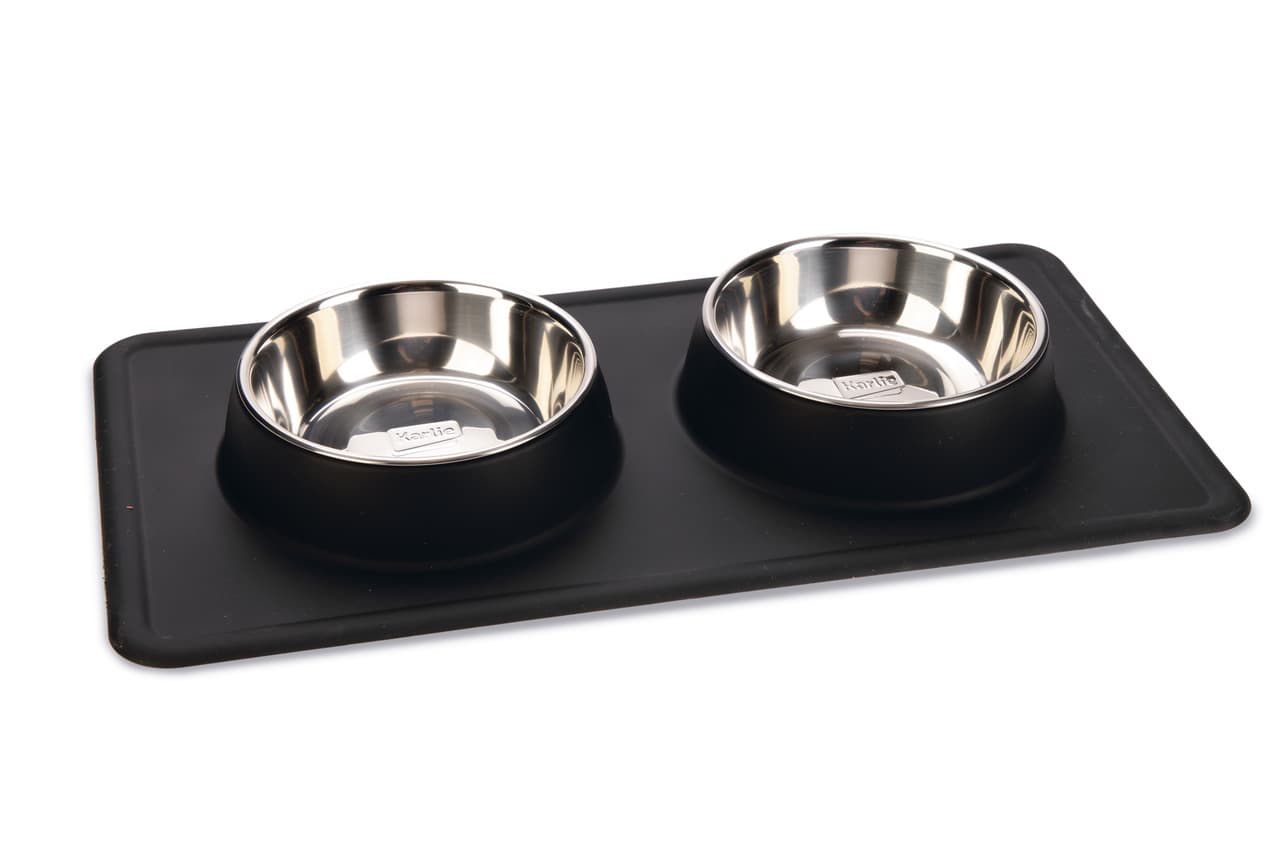 Karlie Diner Set Dex silikon - 2 x 350 ml,  14 cm ern