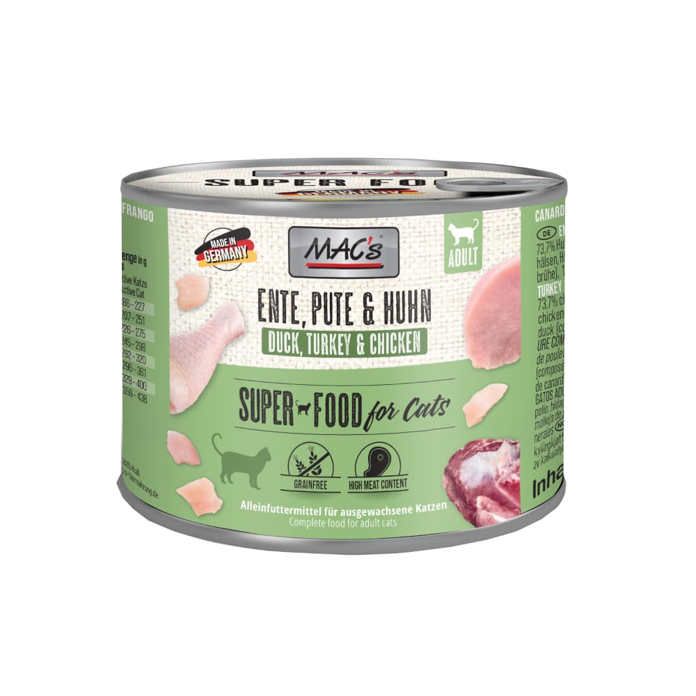 Vhodn balen MAC's Cat 24 ks (24 x 200 g) - Mix drbe a maso (4 druhy)