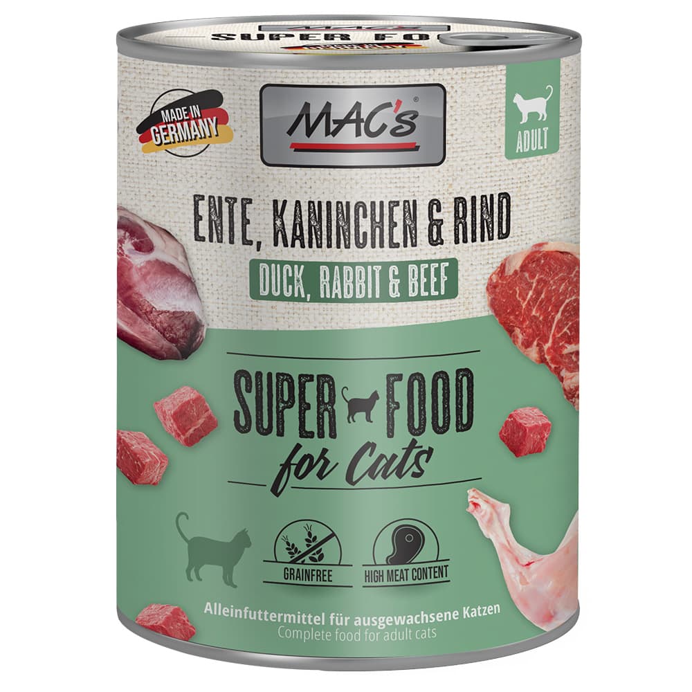 MAC's Cat 6 x 800 g - Kachn, krli a hovz