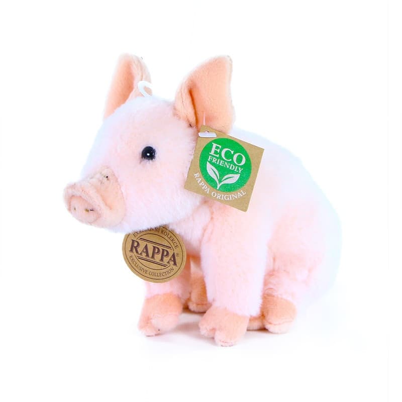 Rappa Plyšové prase 18 cm ECO-FRIENDLY