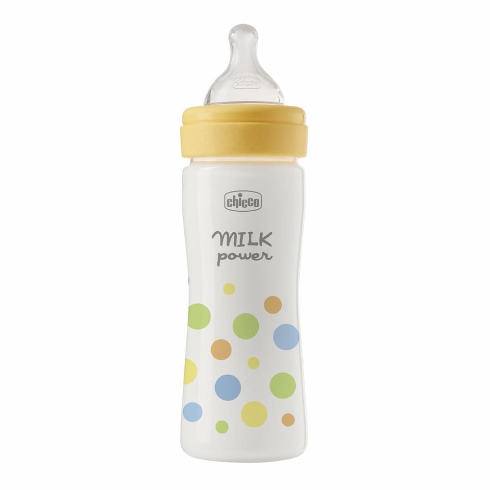 CHICCO Láhev kojenecká Perfect Easy 250 ml, střední silikonový průtok, pro chlapce, 2m+