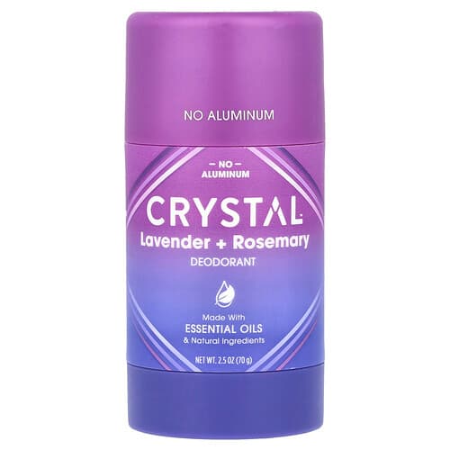 CRYSTAL, Deodorant, Lavender + Rosemary , 2.5 oz (70 g)