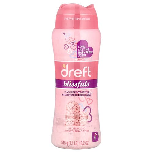 Dreft, Blissfuls™, In-Wash Scent Booster, Baby Fresh, 18.2 oz (515 g)