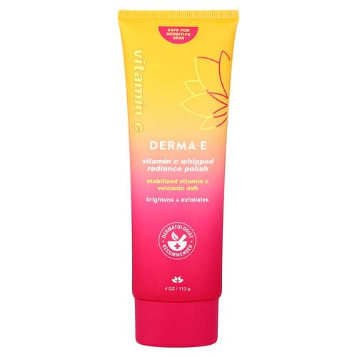 DERMA E, Vitamin C Whipped Radiance Polish, For All Skin Types, 4 oz (113 g)