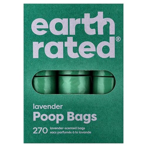 Earth Rated, Dog Poop Bags, Lavender, 270 Bags